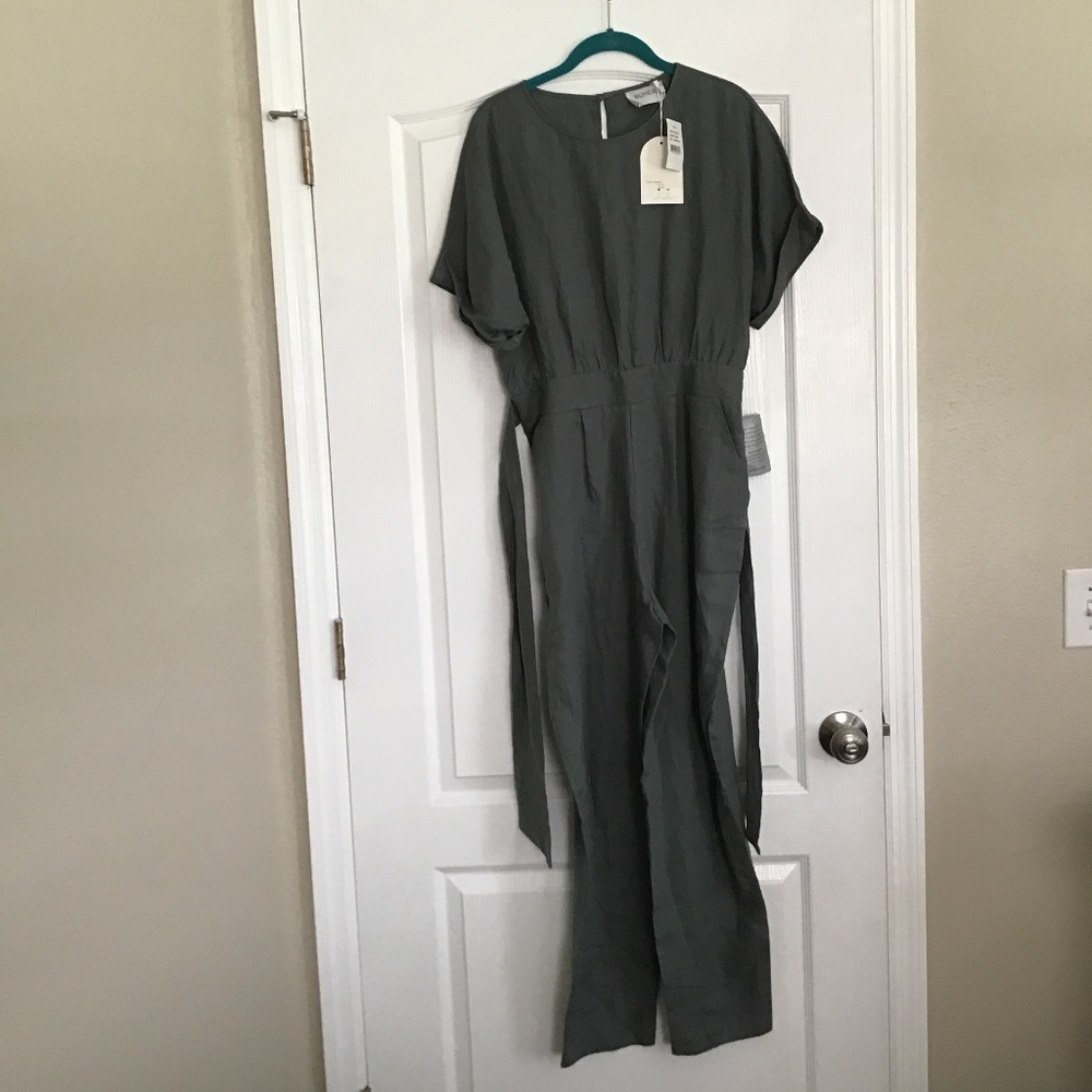 Elegant Gray Jumpsuit